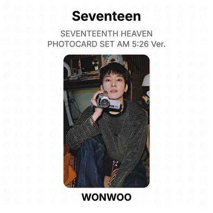 Seventeen SEVENTEENTH HEAVEN PHOTOCARD SET AM 5:26 Ver. Official Photocard