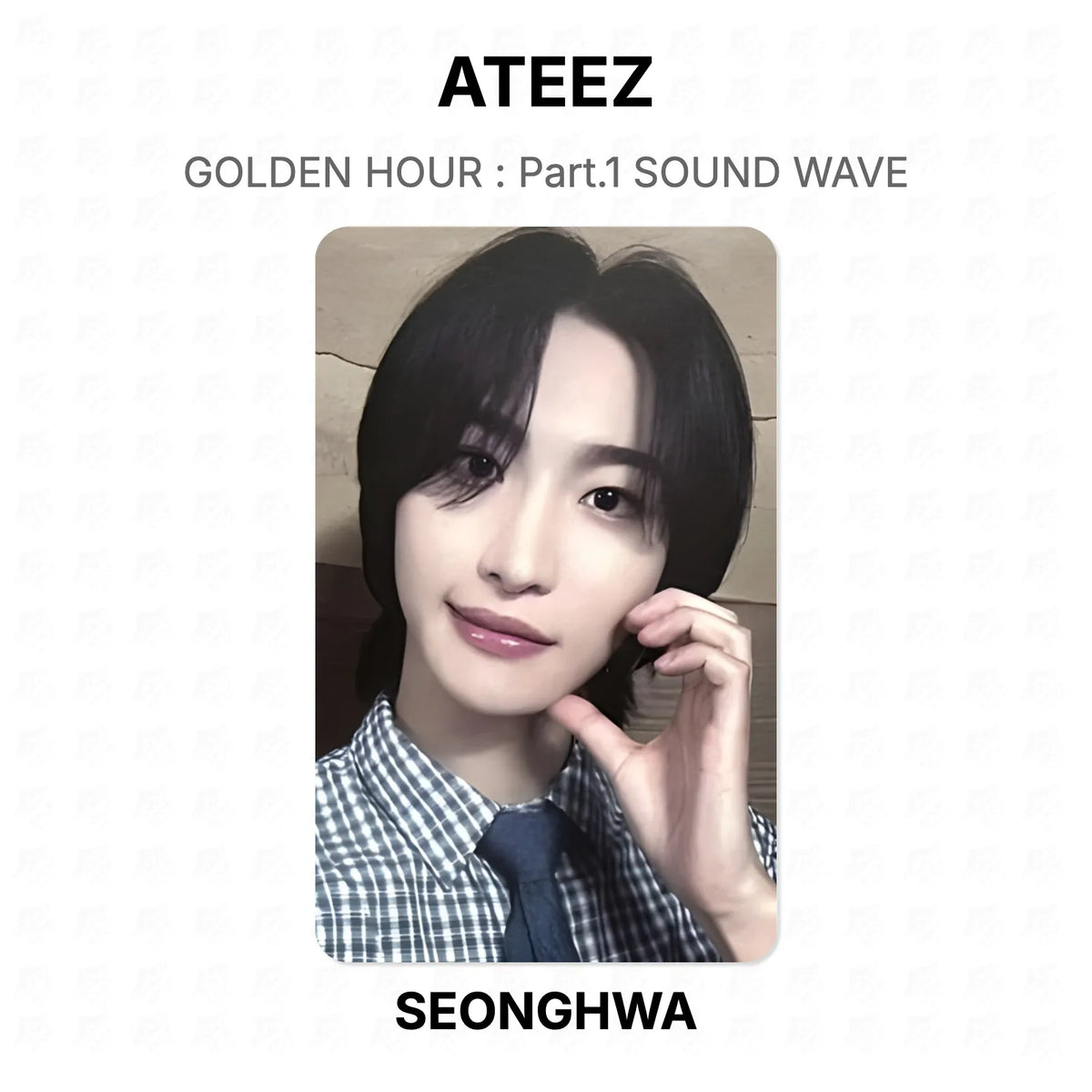 ATEEZ GOLDEN HOUR : Part.1 SOUND WAVE Official Photocard