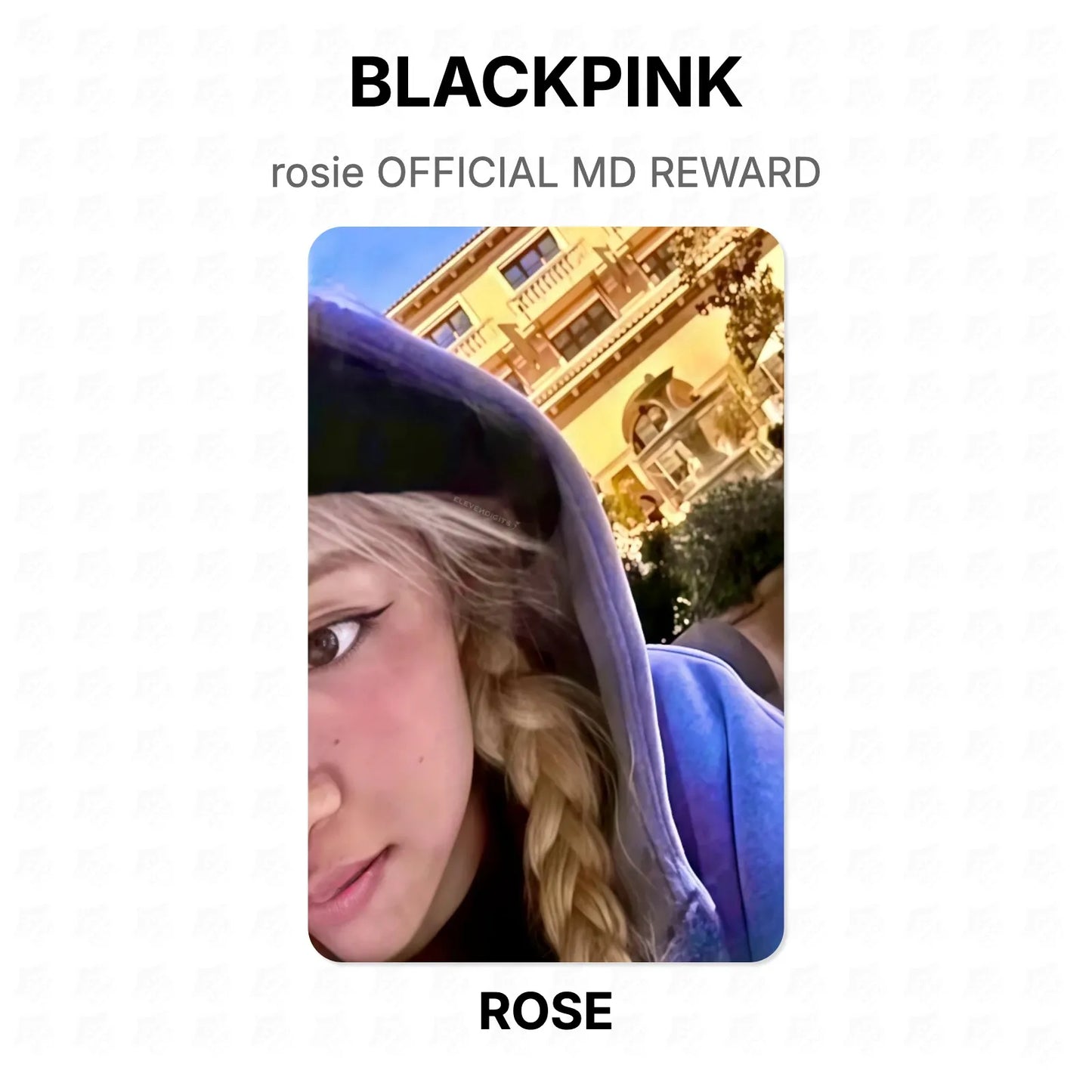 BLACKPINK rosie OFFICIAL MD REWARD Official Photocard