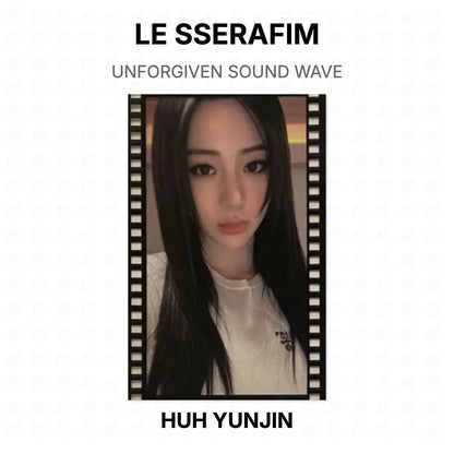 LE SSERAFIM UNFORGIVEN SOUND WAVE Official Photocard