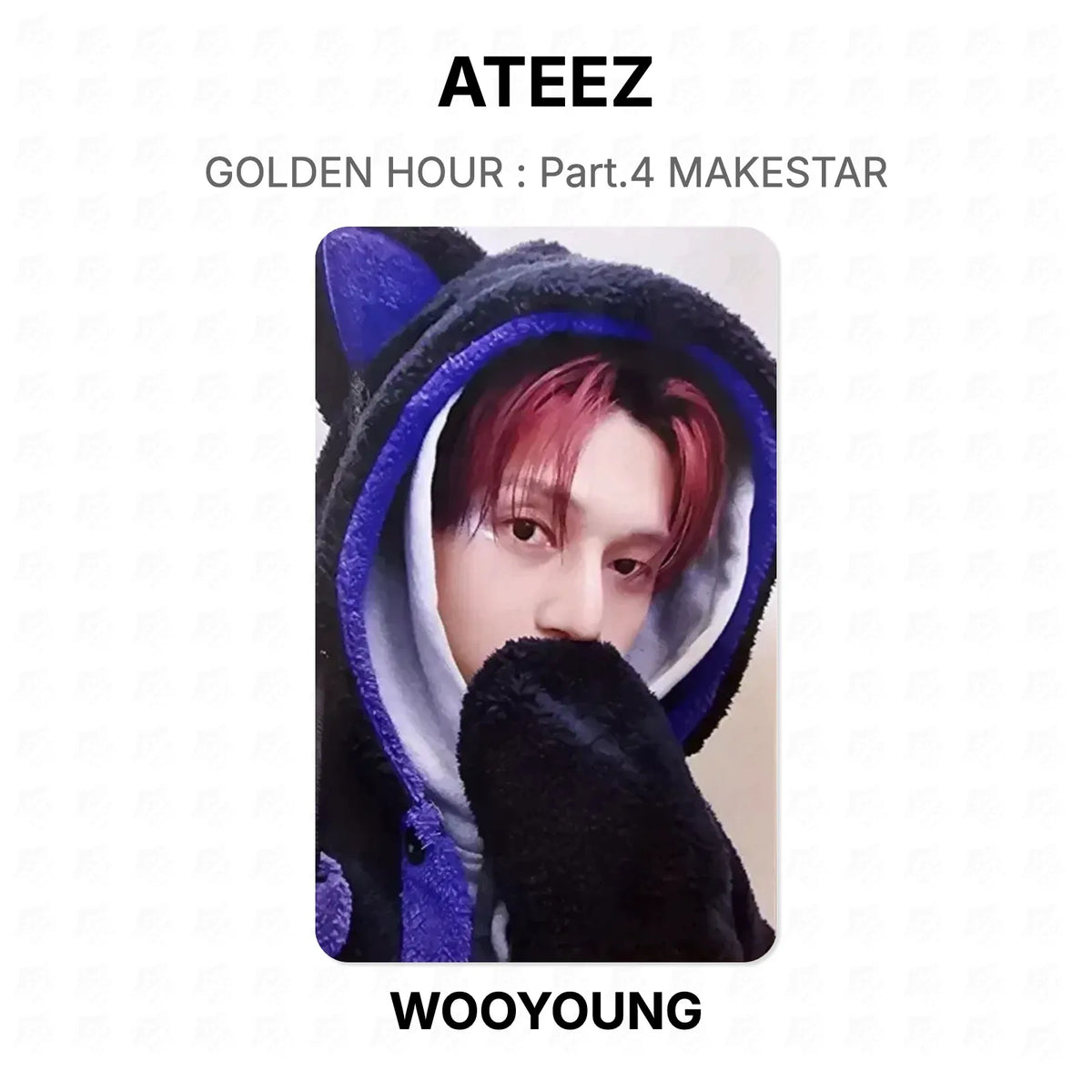 ATEEZ GOLDEN HOUR : Part.4 MAKESTAR Official Photocard