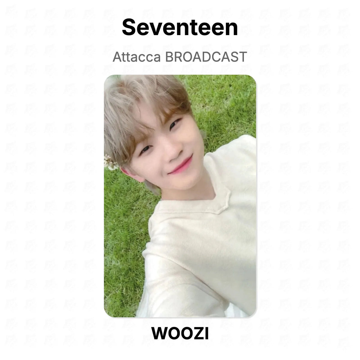 Seventeen Attacca BROADCAST Official Photocard