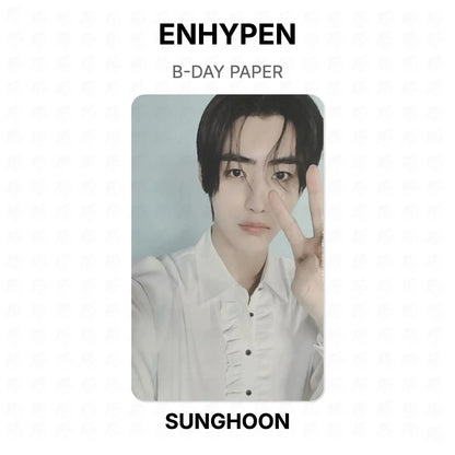 ENHYPEN B-DAY PAPER Official Photocard