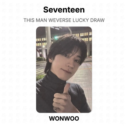 Seventeen THIS MAN WEVERSE LUCKY DRAW Official Photocard