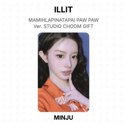 ILLIT MAMIHLAPINATAPAI PAW PAW Ver. STUDIO CHOOM GIFT Official Photocard