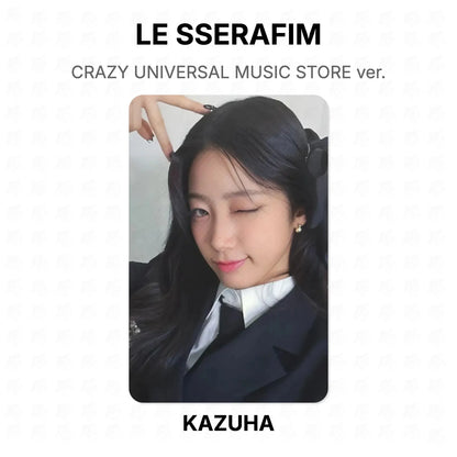 LE SSERAFIM CRAZY UNIVERSAL MUSIC STORE ver. Official Photocard