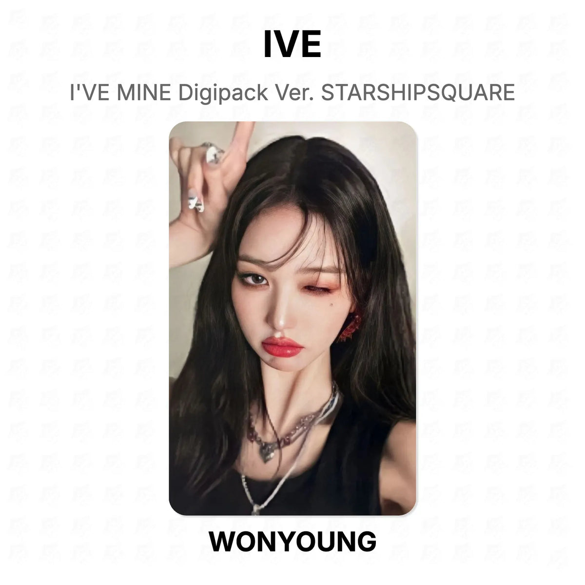 IVE I'VE MINE Digipack Ver. STARSHIPSQUARE Official Photocard