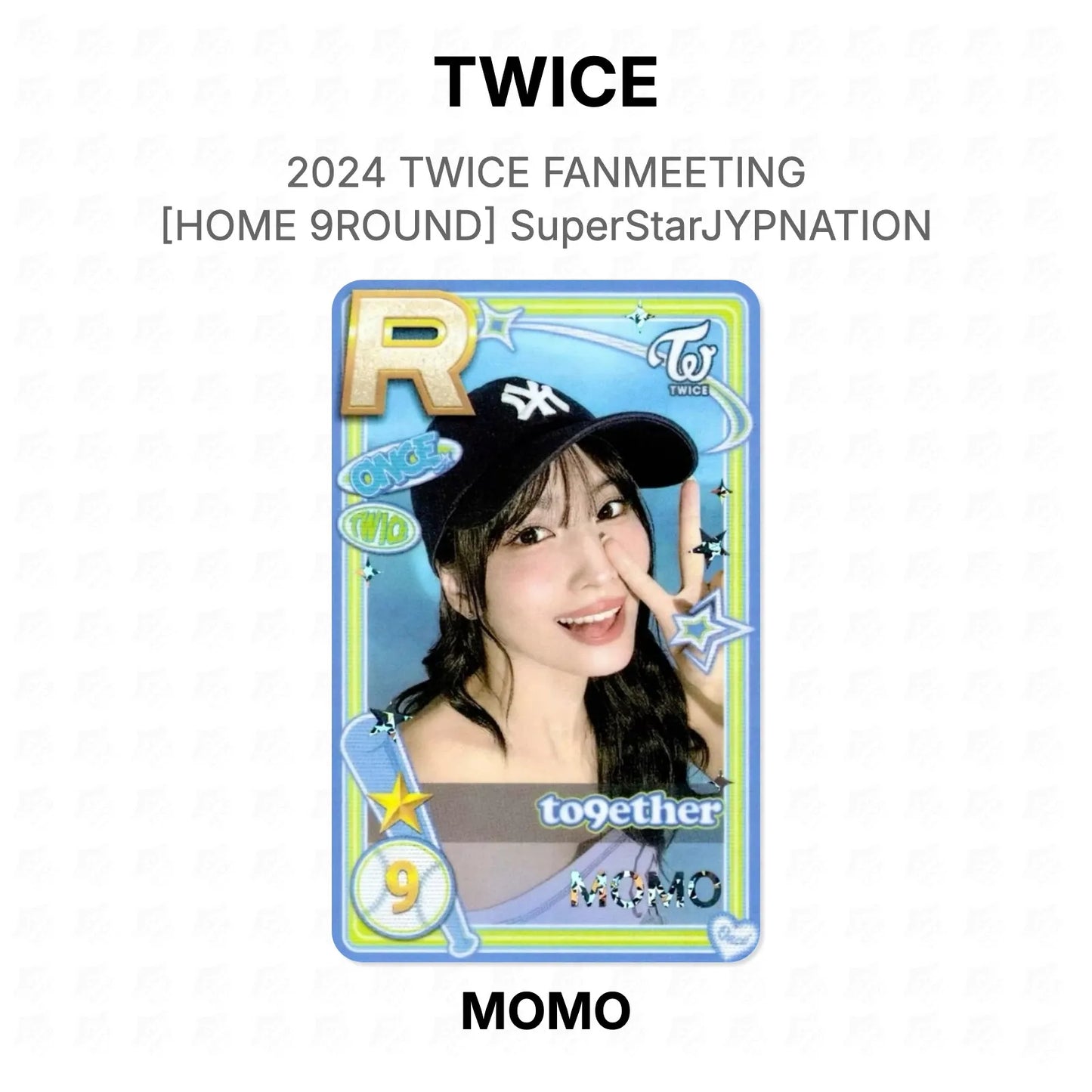 TWICE 2024 TWICE FANMEETING [HOME 9ROUND] SuperStarJYPNATION Official Photocard