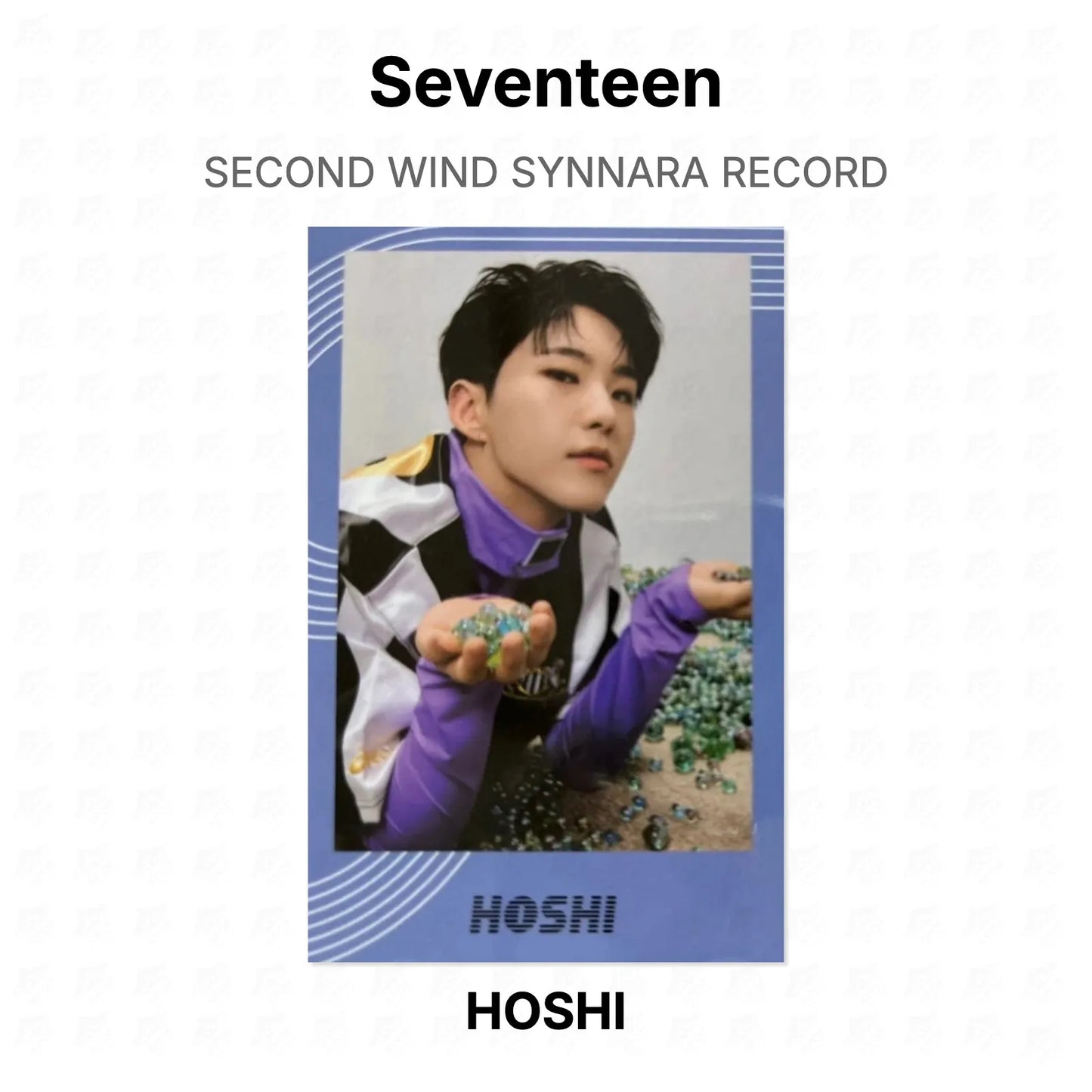 Seventeen SECOND WIND SYNNARA RECORD Official Photocard