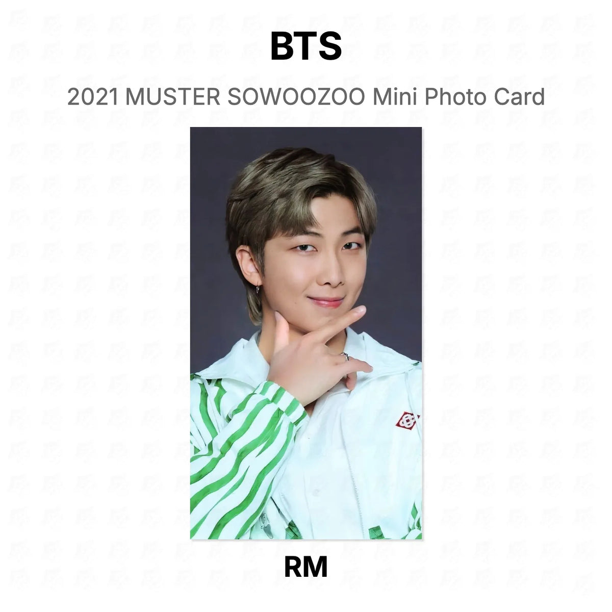 BTS 2021 MUSTER SOWOOZOO Mini Photo Card โฟโต้การ์ดของแท้