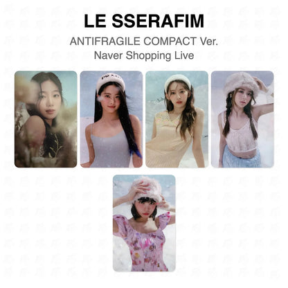 LE SSERAFIM ANTIFRAGILE COMPACT Ver. Naver Shopping Live Official Photocard
