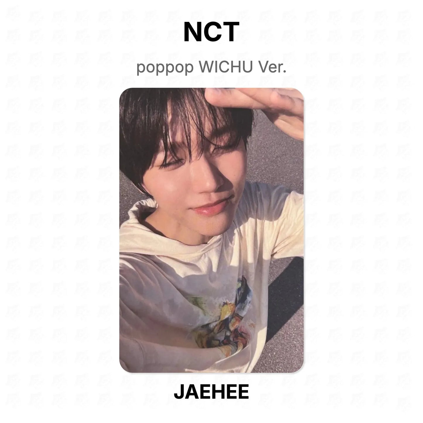 NCT poppop WICHU Ver. Official Photocard