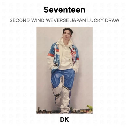 Seventeen SECOND WIND WEVERSE JAPAN LUCKY DRAW Official Photocard