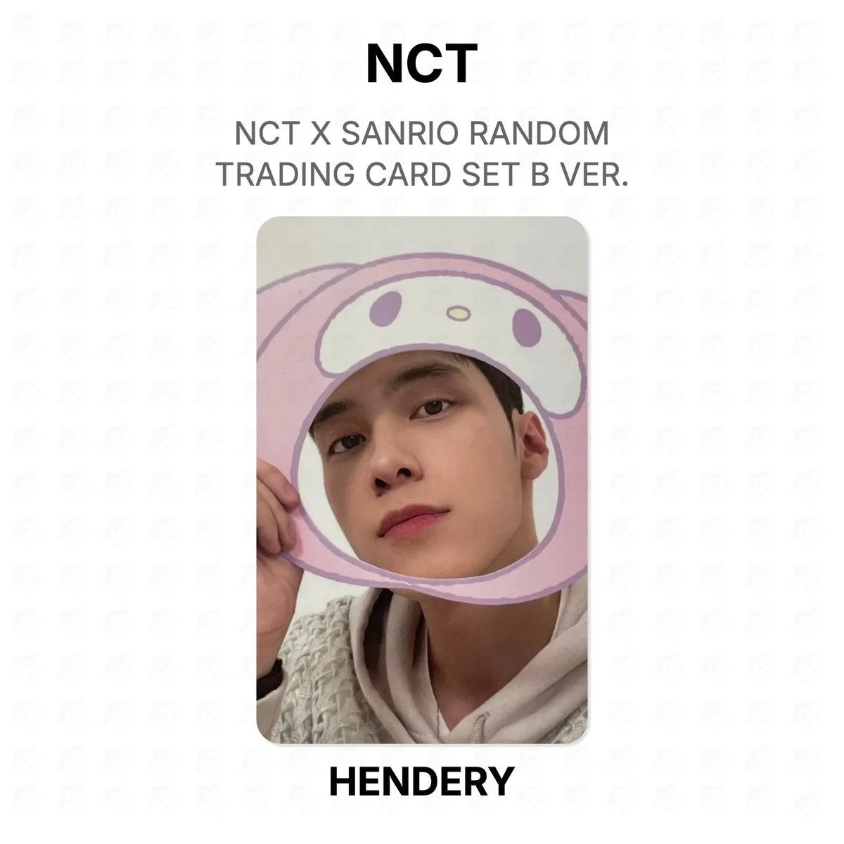 NCT X SANRIO RANDOM TRADING CARD SET B VER. Official Photocard
