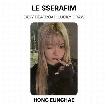 LE SSERAFIM EASY BEATROAD LUCKY DRAW Official Photocard