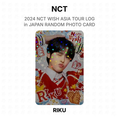 NCT 2024 NCT WISH ASIA TOUR LOG in JAPAN RANDOM PHOTO CARD Official Photocard