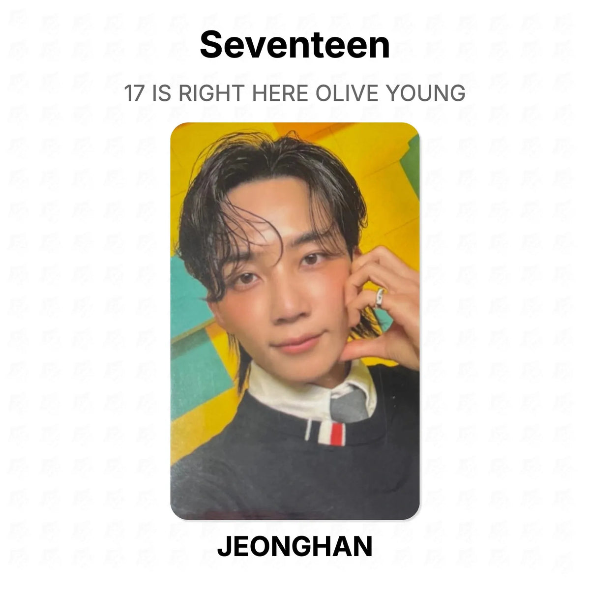 Seventeen 17 IS RIGHT HERE OLIVE YOUNG Official Photocard