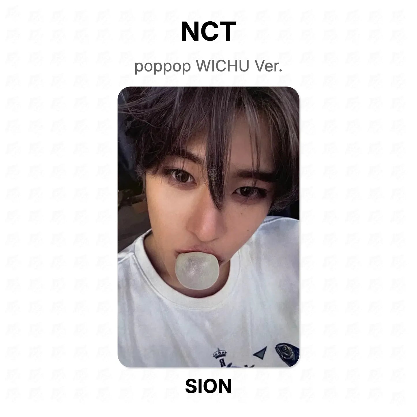 NCT poppop WICHU Ver. Official Photocard