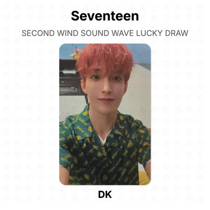 Seventeen SECOND WIND SOUND WAVE LUCKY DRAW Official Photocard