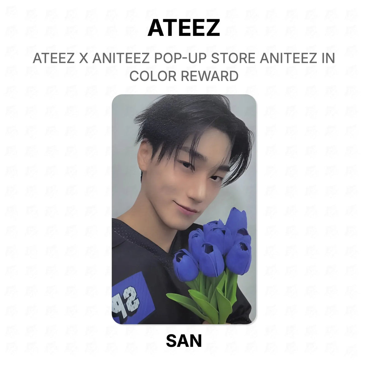 ATEEZ X ANITEEZ POP-UP STORE ANITEEZ IN COLOR REWARD Official Photocard