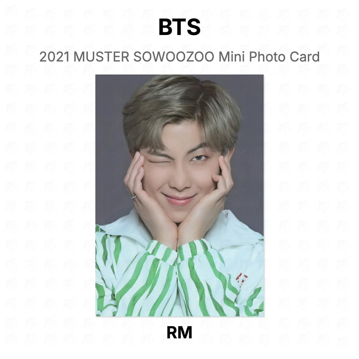 BTS 2021 MUSTER SOWOOZOO Mini Photo Card โฟโต้การ์ดของแท้