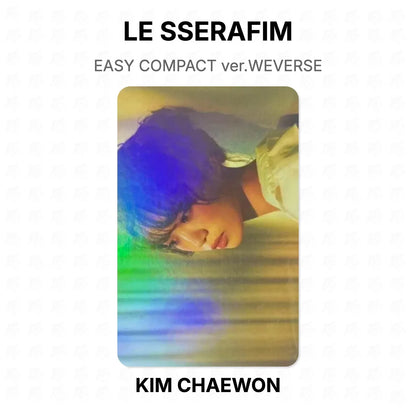 LE SSERAFIM EASY COMPACT ver. WEVERSE Official Photocard