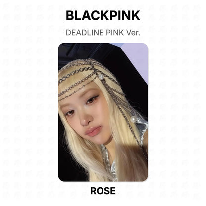 BLACKPINK DEADLINE PINK Ver. Official Photocard
