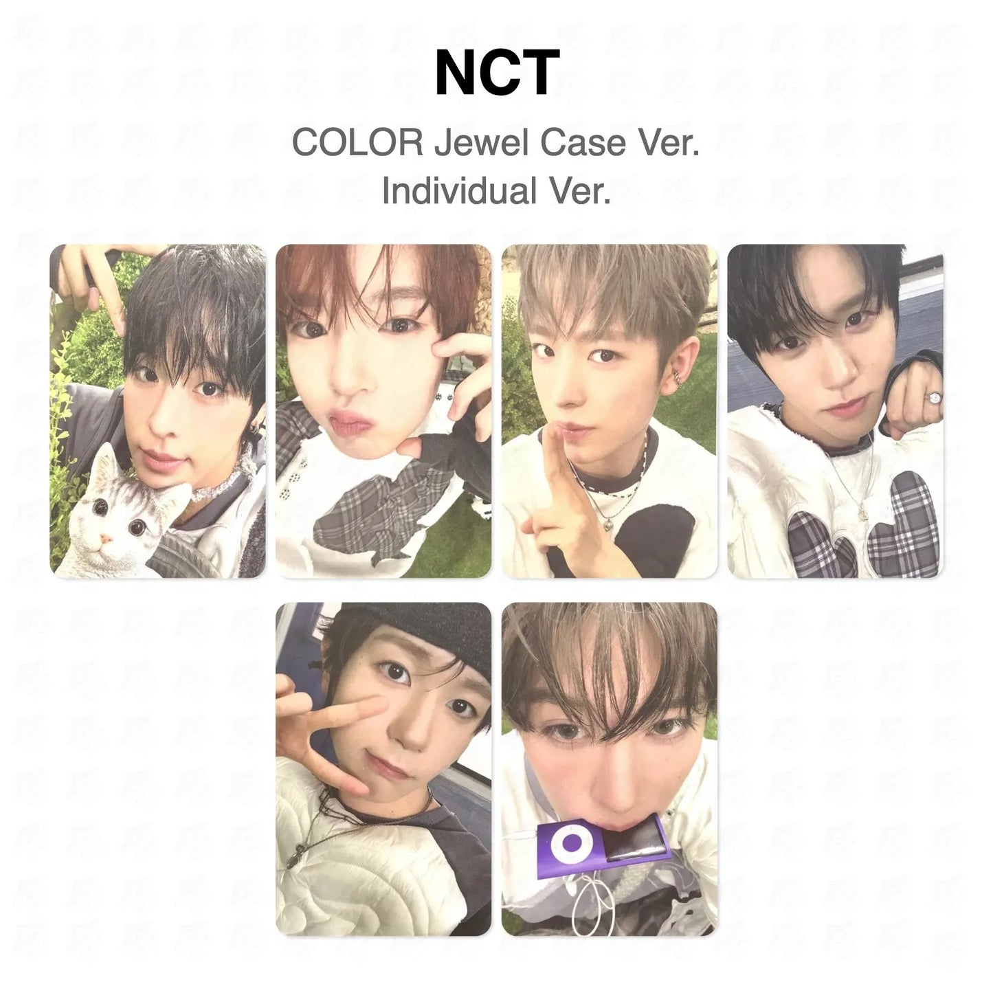 NCT COLOR Jewel Case Ver. Individual Ver. Official Photocard