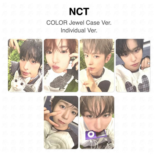 NCT COLOR Jewel Case Ver. Individual Ver. Official Photocard