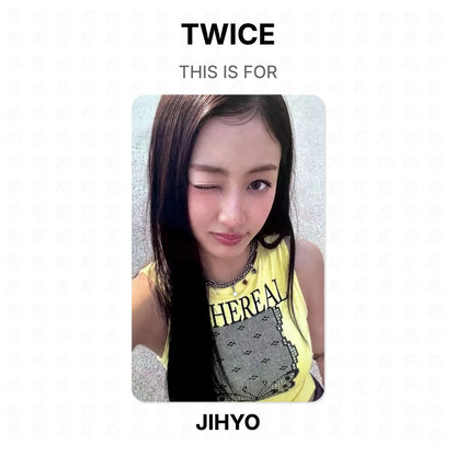 TWICE THIS IS FOR Official Photocard