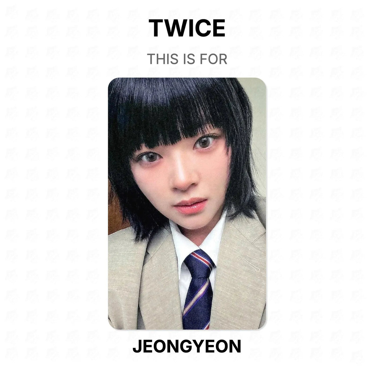 TWICE THIS IS FOR Official Photocard
