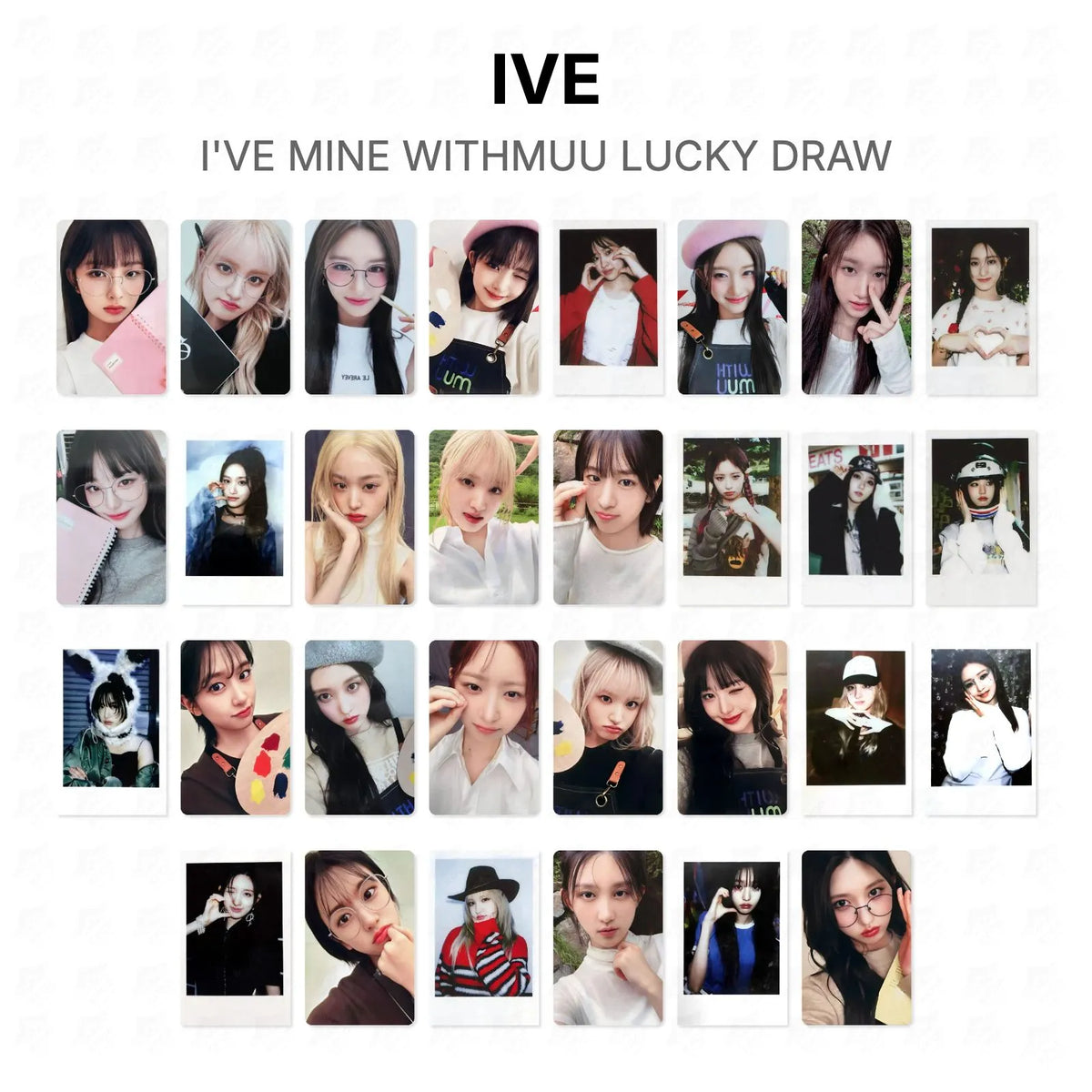 IVE I'VE MINE WITHMUU LUCKY DRAW Official Photocard