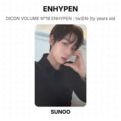ENHYPEN DICON VOLUME N°19 ENHYPEN : tw(EN-)ty years old Official Photocard