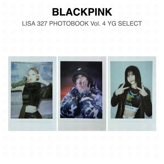 BLACKPINK LISA 327 PHOTOBOOK Vol. 4 YG SELECT Official Photocard