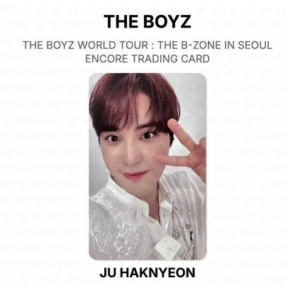 THE BOYZ WORLD TOUR : THE B-ZONE IN SEOUL ENCORE TRADING CARD Official Photocard