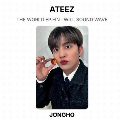 ATEEZ THE WORLD EP.FIN : WILL SOUND WAVE Official Photocard