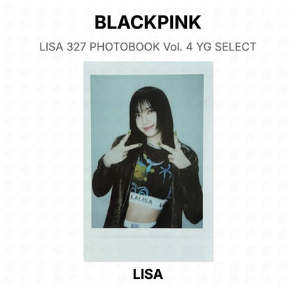 BLACKPINK LISA 327 PHOTOBOOK Vol. 4 YG SELECT Official Photocard