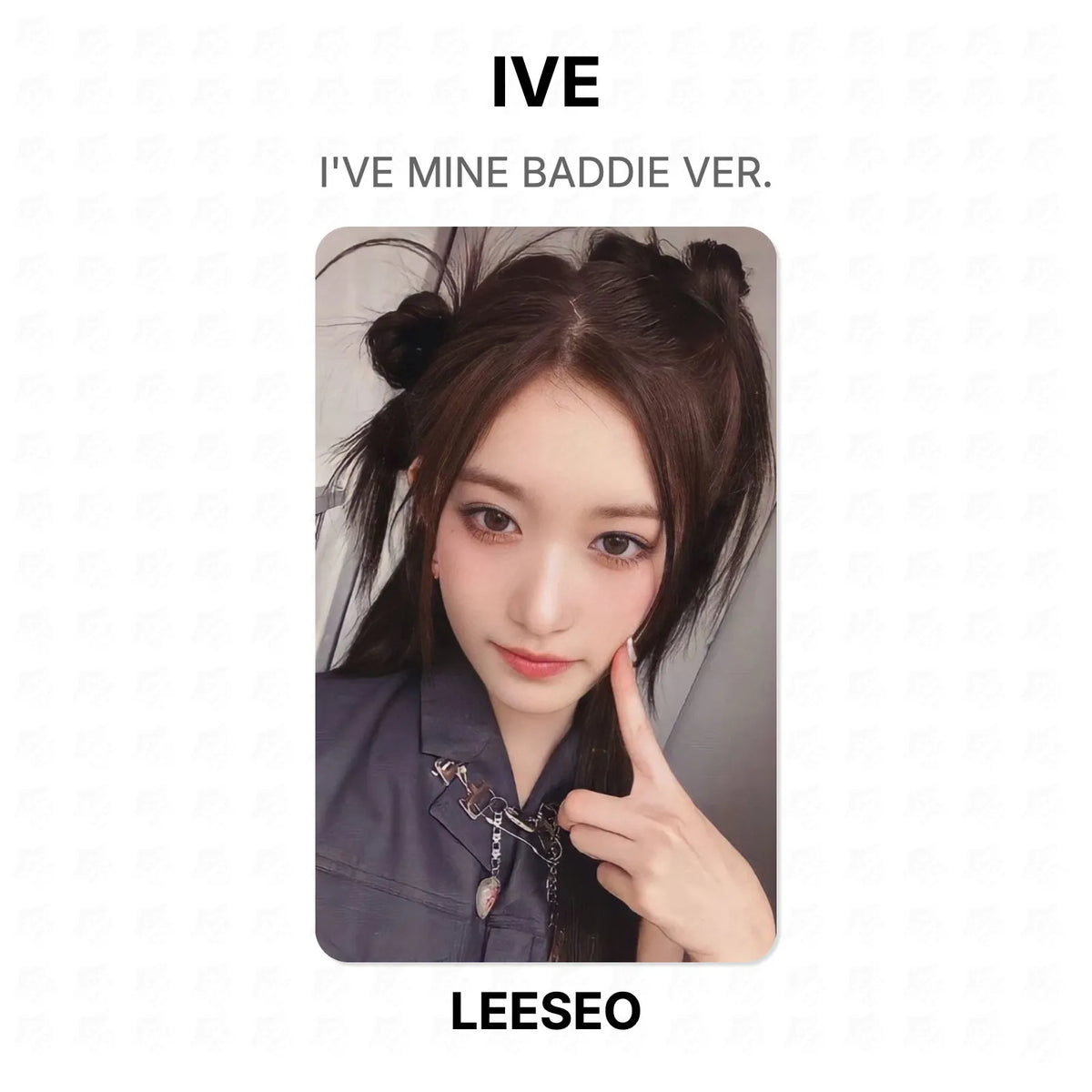 IVE I'VE MINE BADDIE VER. Official Photocard