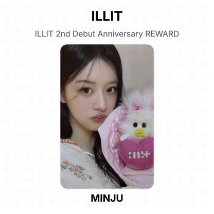 ILLIT 2nd Debut Anniversary REWARD Official Photocard