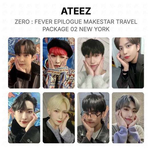 ATEEZ ZERO : FEVER EPILOGUE MAKESTAR TRAVEL PACKAGE 02 NEW YORK Official Photocard