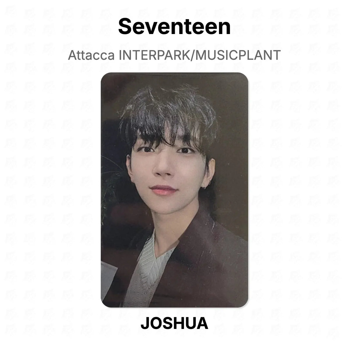 Seventeen Attacca INTERPARK/MUSICPLANT photocard ufficiale