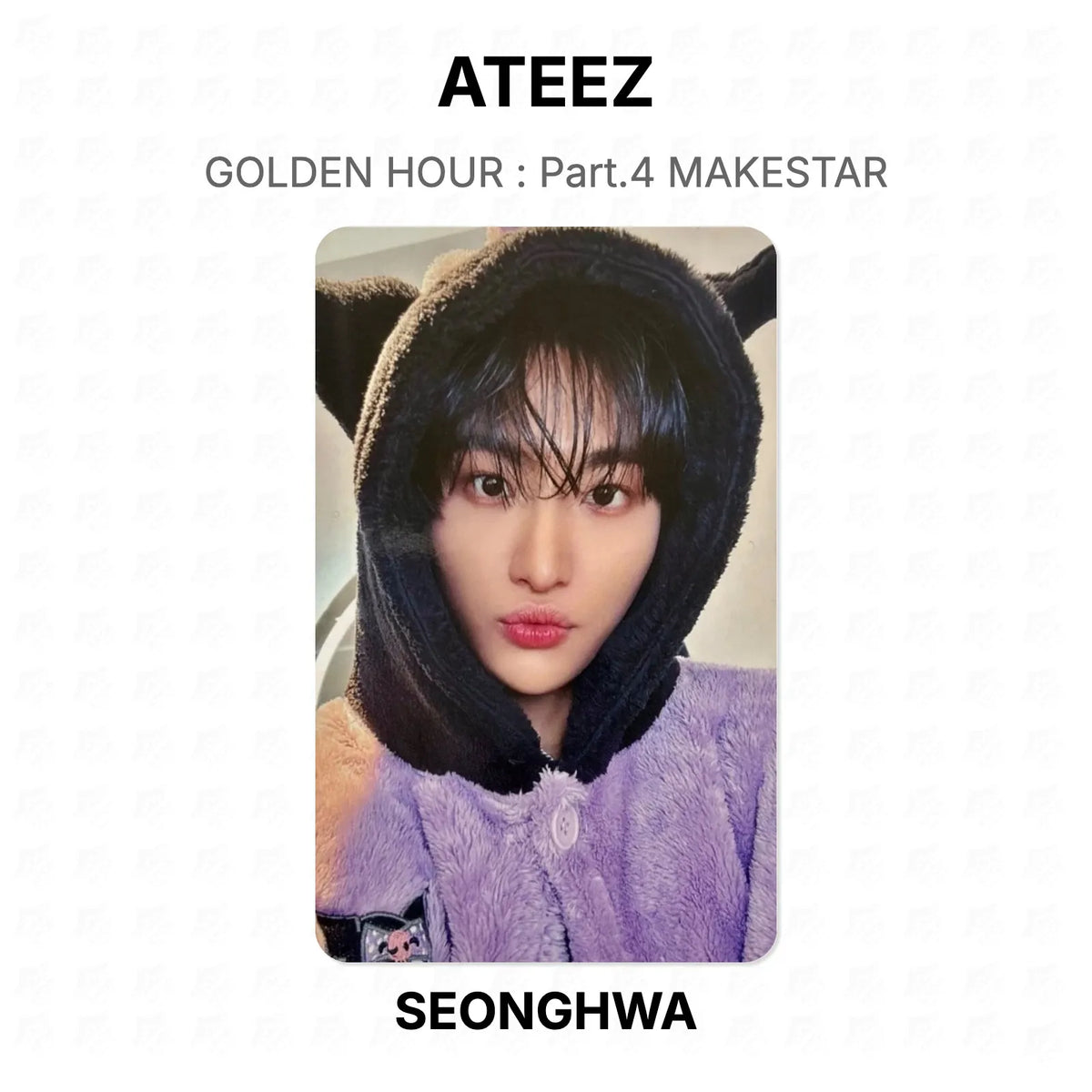 ATEEZ GOLDEN HOUR : Part.4 MAKESTAR Official Photocard