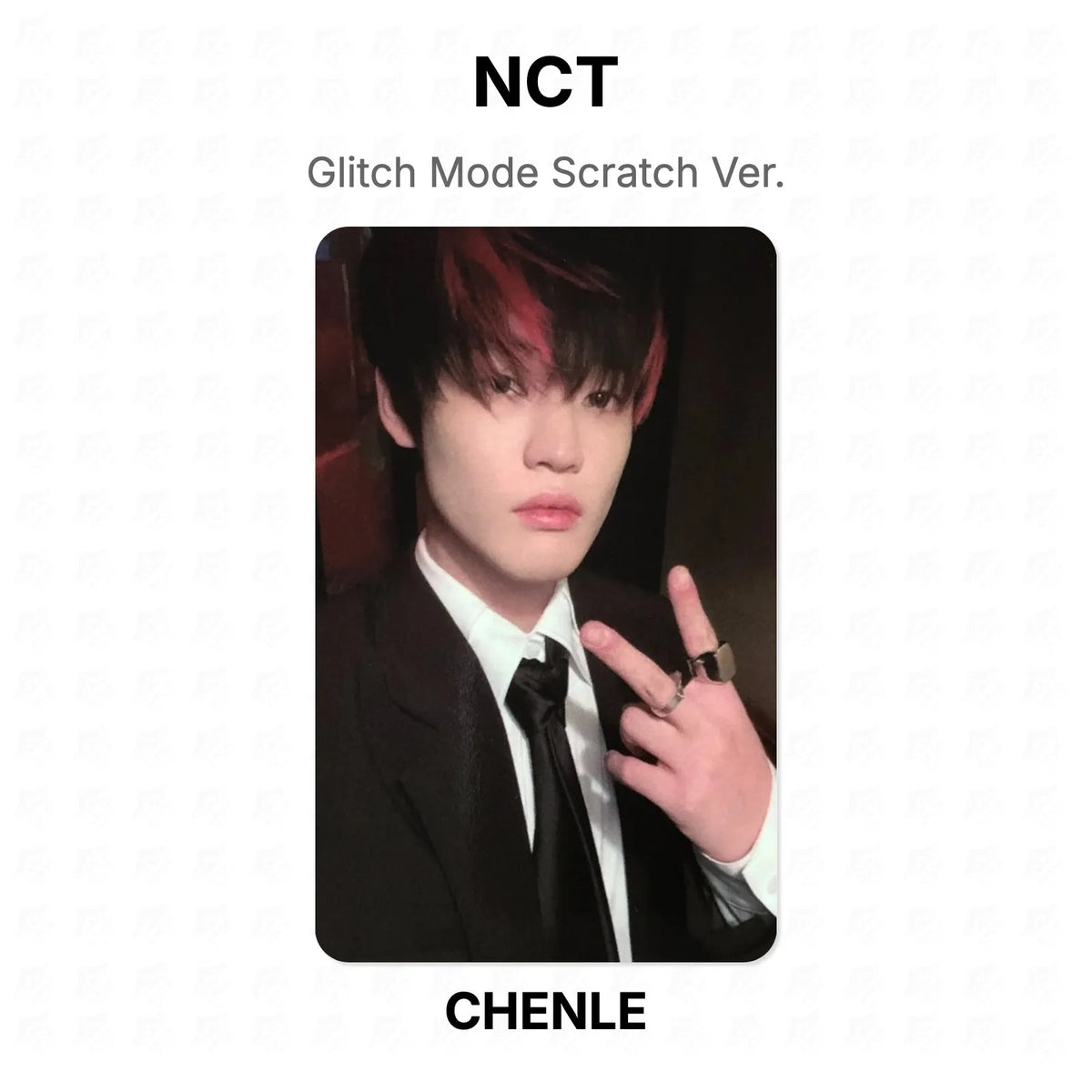 NCT Glitch Mode Scratch Ver. Official Photocard
