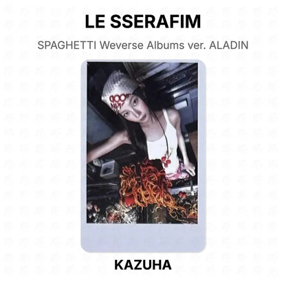 LE SSERAFIM SPAGHETTI Weverse Albums ver. ALADIN Official Photocard