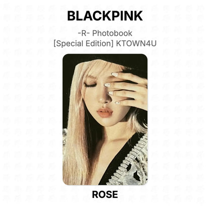 BLACKPINK -R- Photobook [Special Edition] KTOWN4U Official Photocard