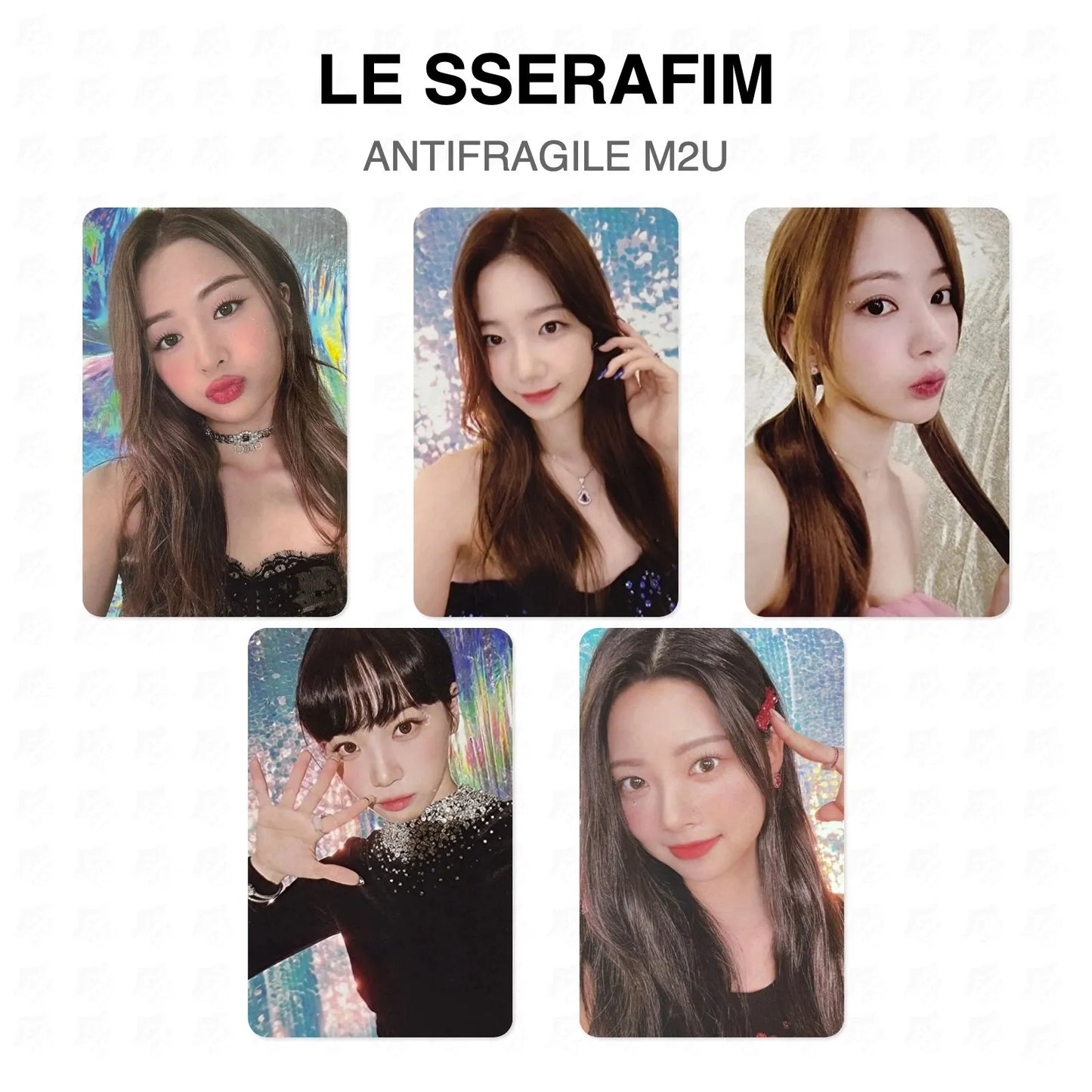 LE SSERAFIM ANTIFRAGILE M2U Official Photocard