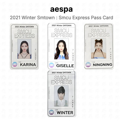 aespa 2021 Winter Smtown : Smcu Express Pass Card Official Photocard
