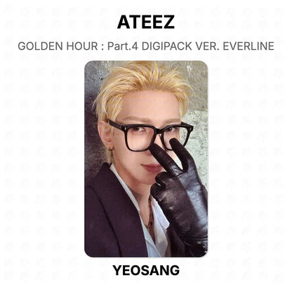 ATEEZ GOLDEN HOUR : Part.4 DIGIPACK VER. EVERLINE Official Photocard