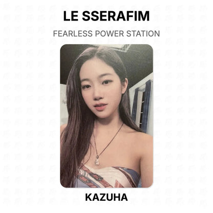 LE SSERAFIM FEARLESS POWER STATION Official Photocard