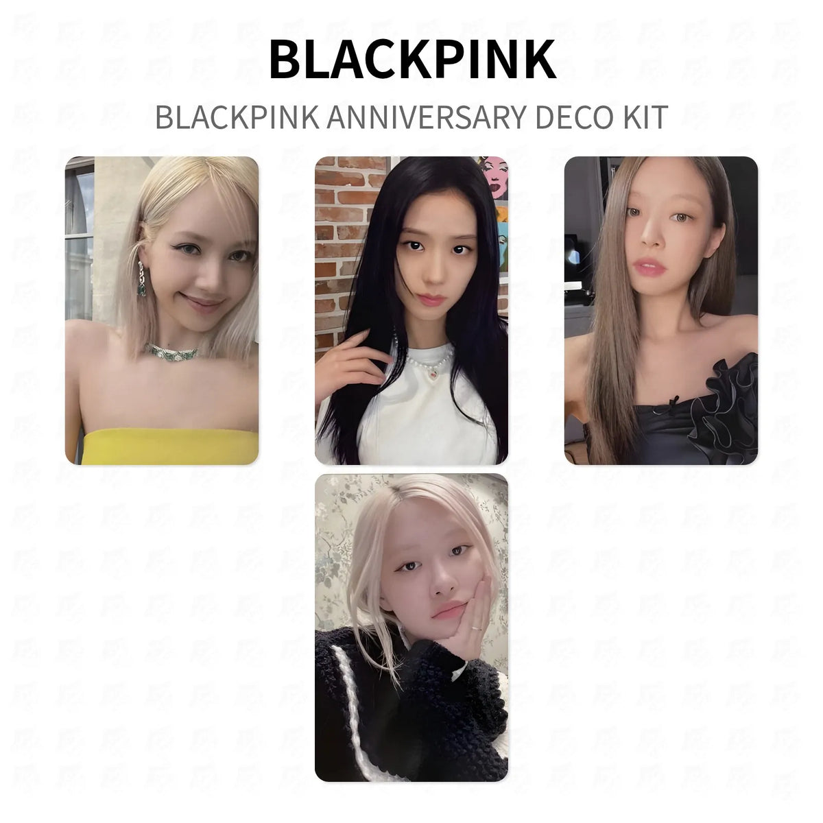 BLACKPINK ANNIVERSARY DECO KIT Official Photocard